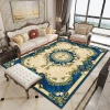 European-style carpet, living room coffee table, floor mat, bedroom bedside, retro American light luxury sofa, tatami, home carpet details Picture